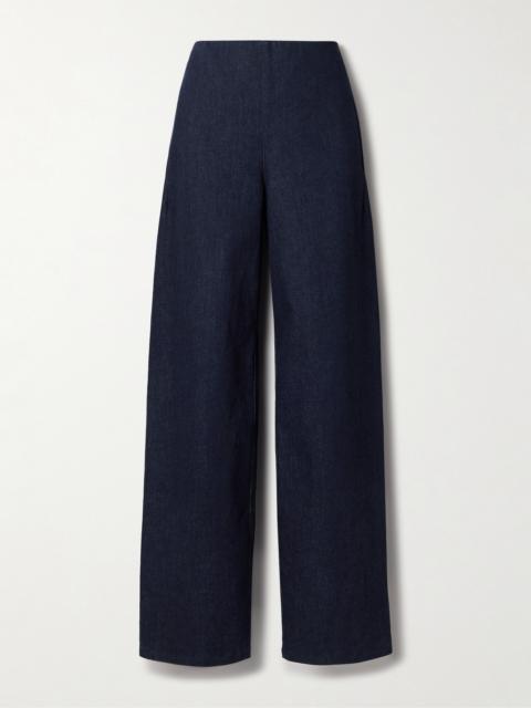 Jagger Cotton-blend Wide-leg Pants