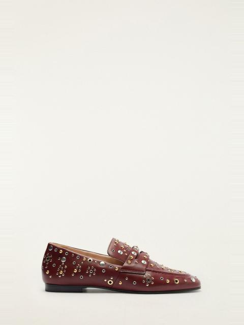 Marsala Studded Loafer