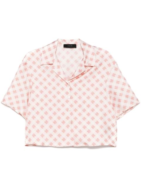 MA logo-print shirt