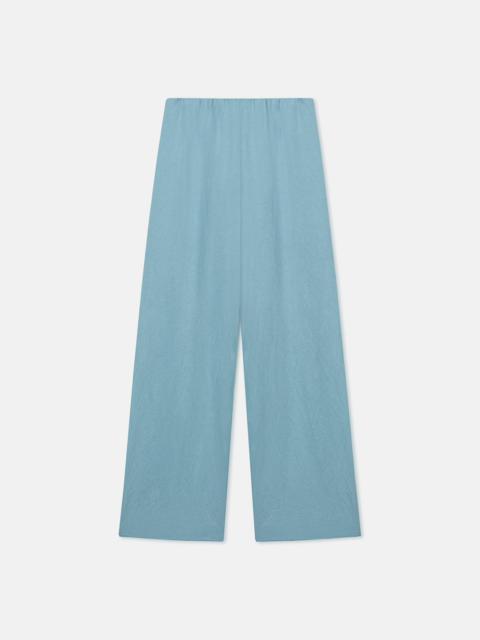 Crinkled-Satin Pants