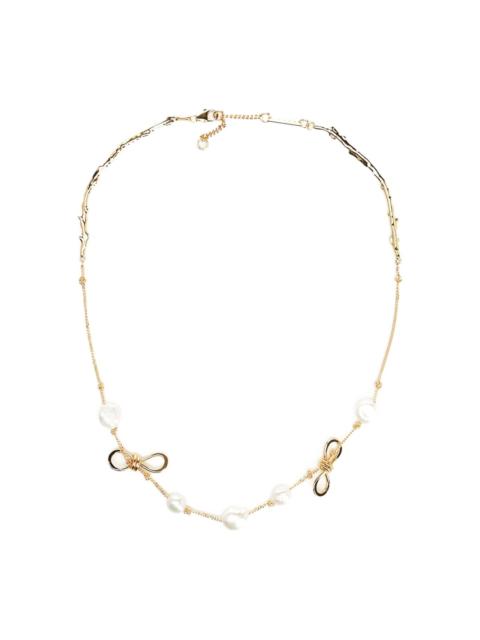bow-detailing necklace