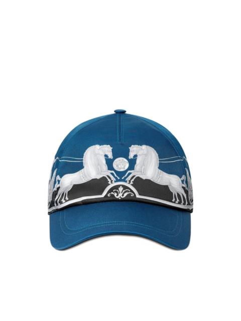 horse-print baseball cap