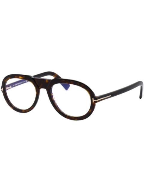 Tom Ford Aviator Eyeglasses Shiny/Dark/Havana (FT5756-B 052)