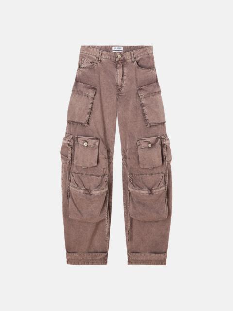 FERN'' WASHED MAUVE LONG PANTS