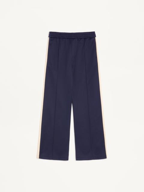 VALENTINO ACETATE PANTS WITH VLOGO PATCH