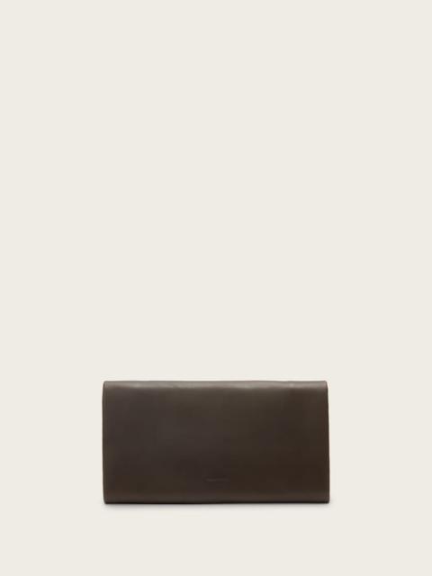 HARLUNA LEATHER CLUTCH BAG