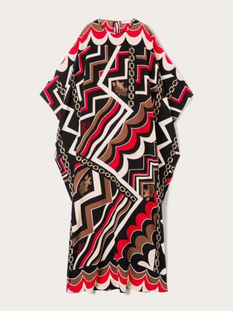 ISTRICE PRINT LONG KAFTAN