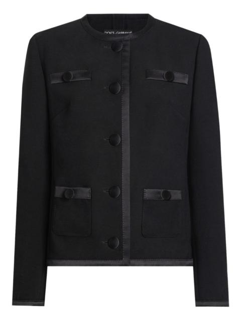 button-fastening jacket