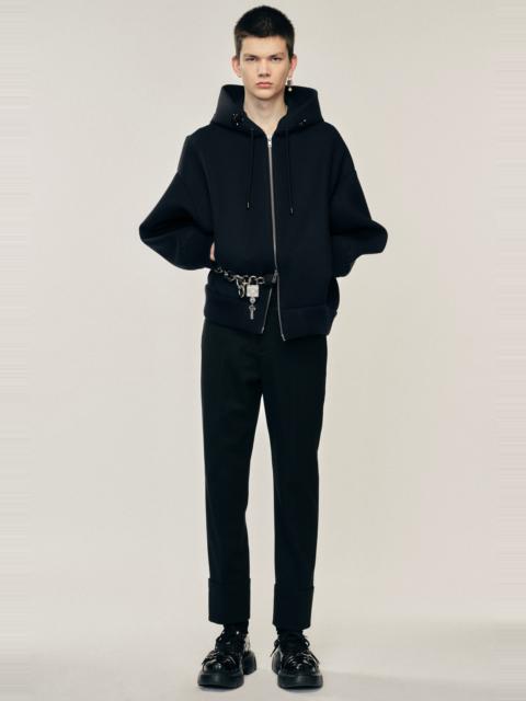 Embellished Hooded Zip Jacket