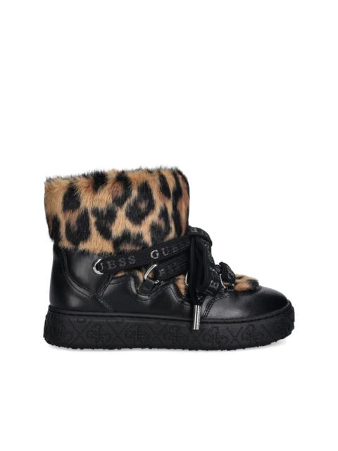 Unessa faux-fur trim ankle boots