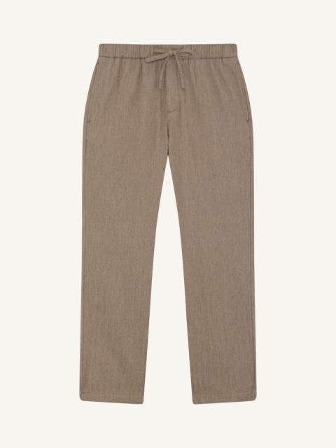 OSCAR COTTON-CASHMERE TROUSERS