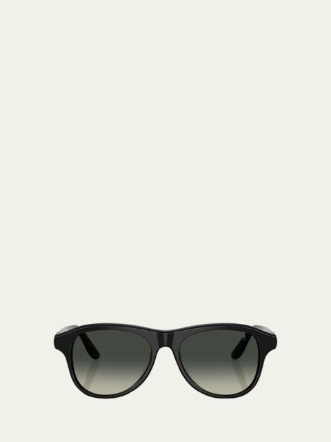 Acetate Round Sunglasses