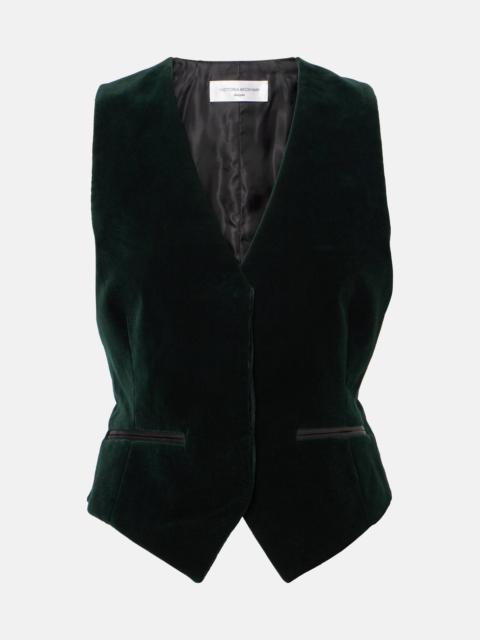 Velvet vest