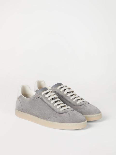 Suede sneakers