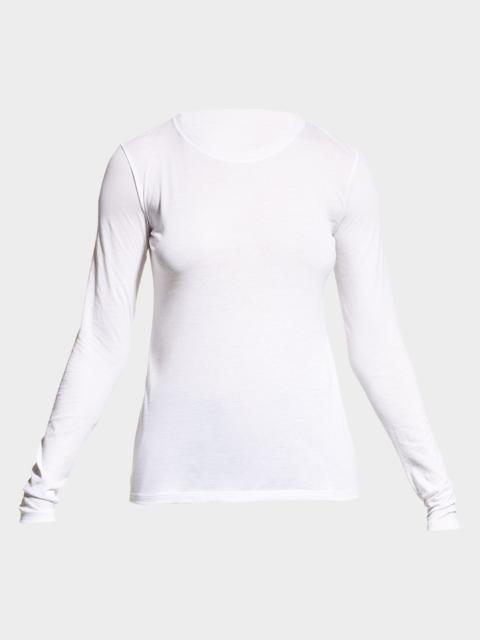 Essential Long-Sleeve Crewneck Tee