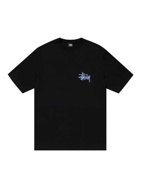 Stussy Checker Stock Tee 'Black'