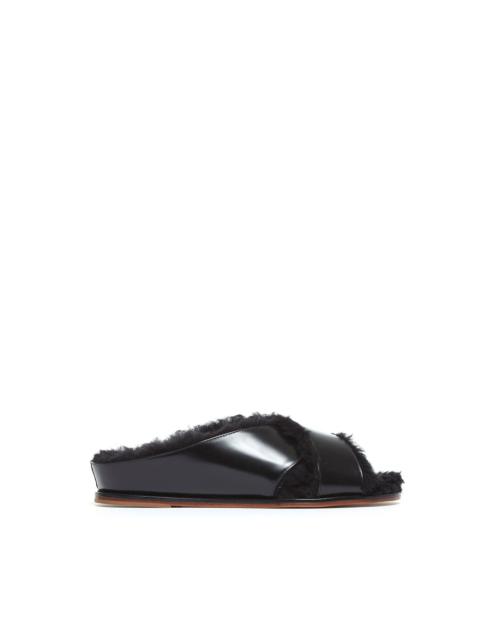 Ellington Slide with Wool Fur