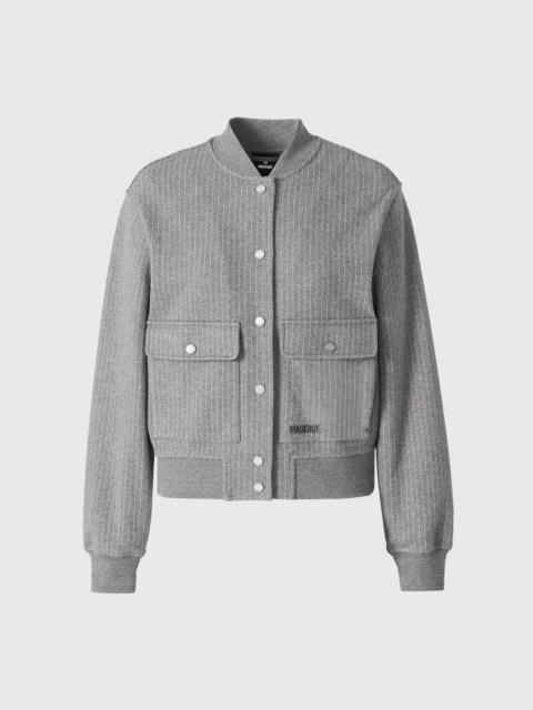 JUNIPER-K Brushed Knit Bomber Jacket