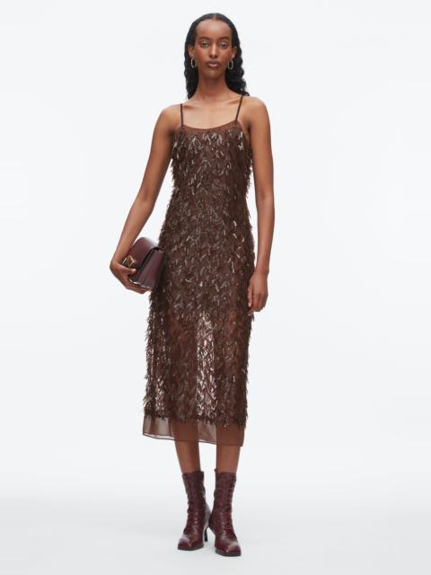 Fringe Sequins Slip Dress