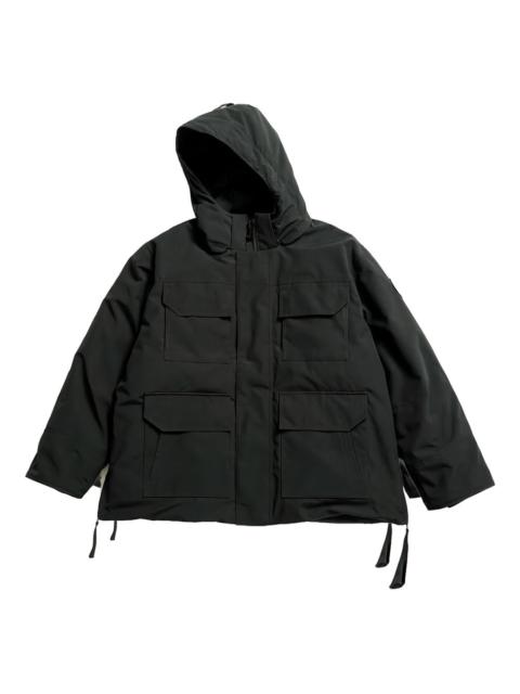 hooded pocket jacket