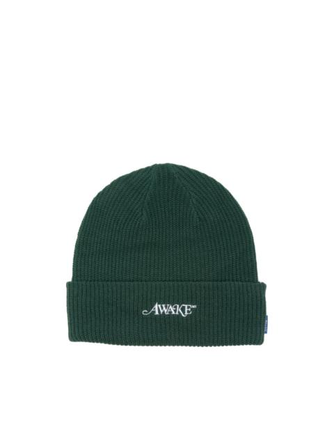 logo-detail beanie hat