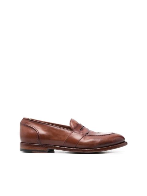 Temple leather Penny loafers