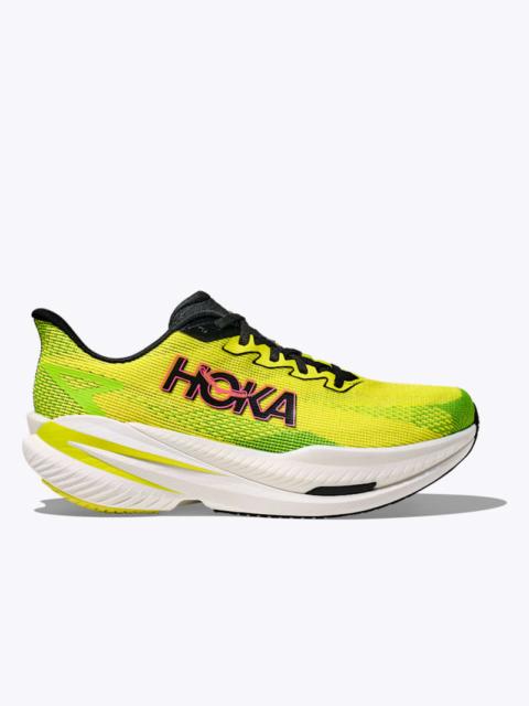 Men's Mach X 3 Shoes in Neon Hoka Citrus/Neon Lime