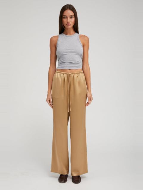 KHAKI SILK KAUAI PANTS