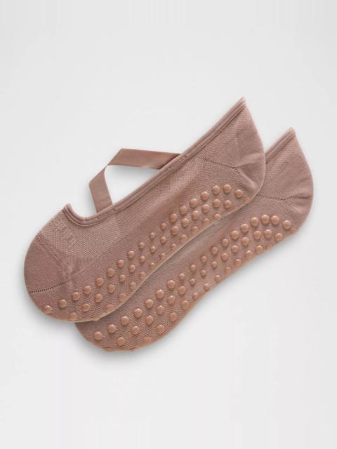 Unisex Find Your Balance Grip Tab Socks Strappy *Updated