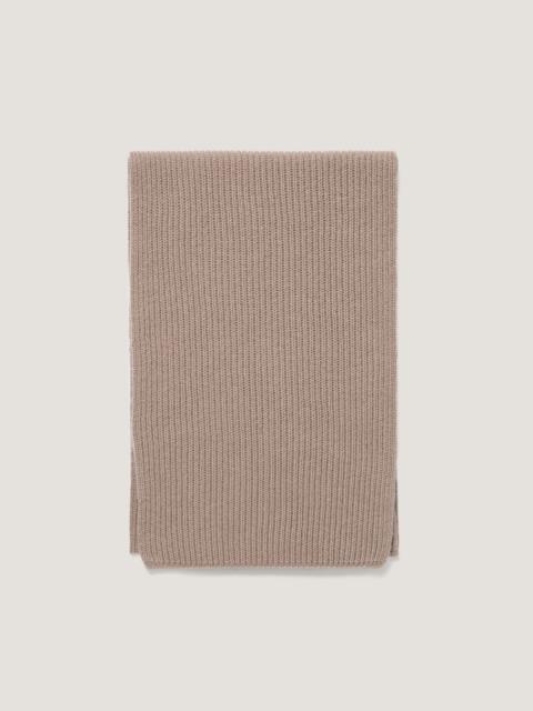 Cashmere Ribbed Scarf
