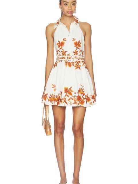 Short Dress With Buckle Belt