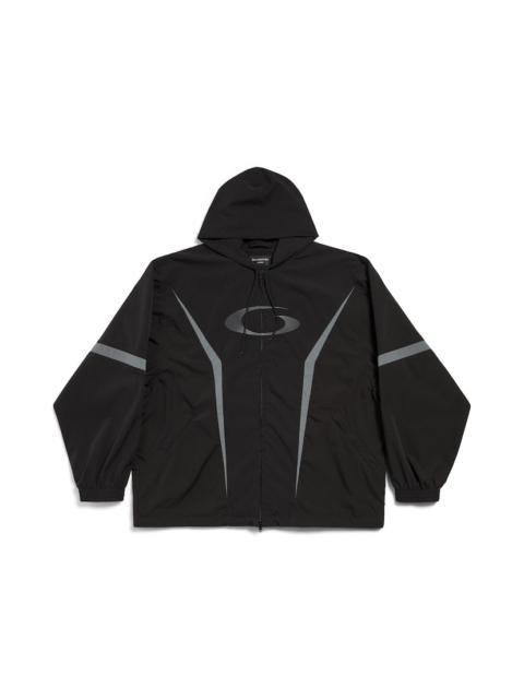 Men's Loop Sports Icon Large Tracksuit Jacket in Black/grey