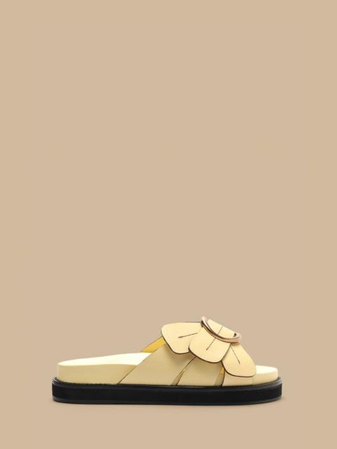 Banana Yellow Daisy Slide Sandal
