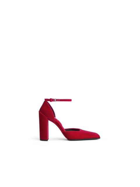 SQUARE D'ORSAY PUMPS IN VELVET