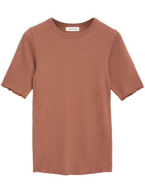 Caitlyn crepe-textured T-shirt