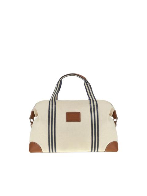stripe-detail holdall