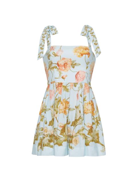 Tula Mini Dress
Structured Ease, Tied with Charm