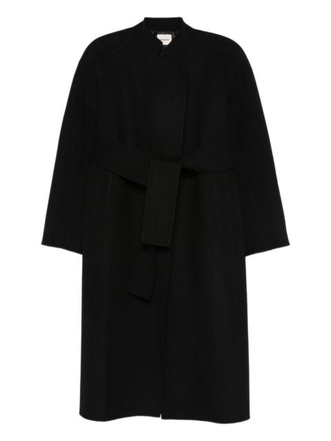belted wool coat
