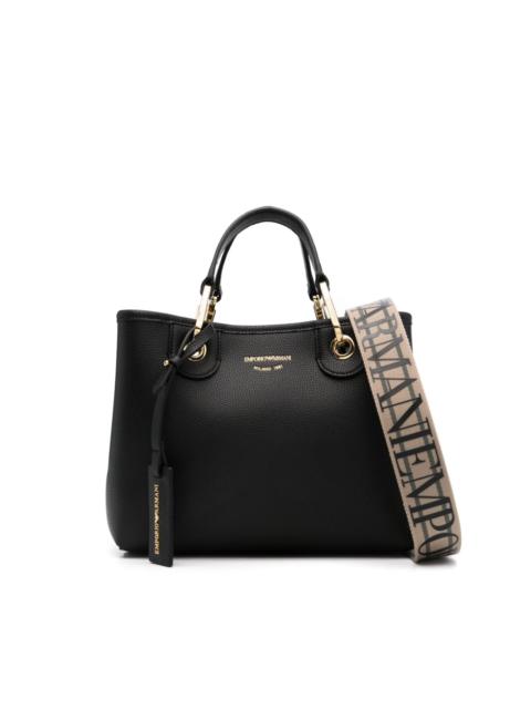 logo-debossed tote bag