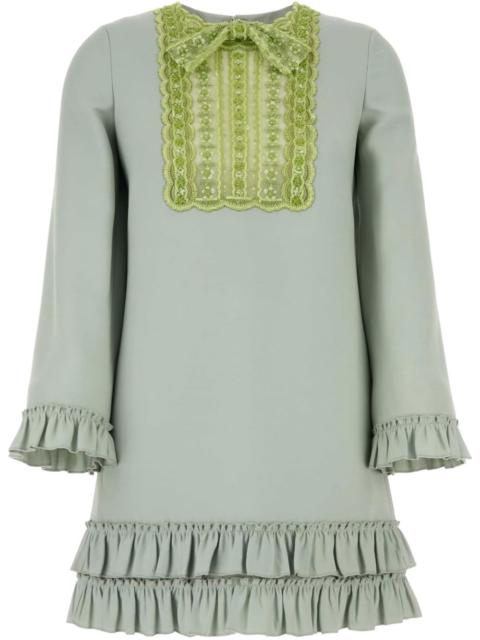 bow-detail mini dress