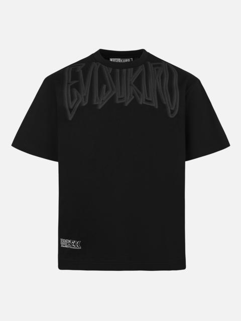 Gothic-inspired Logo Print Regular Fit T-Shirt