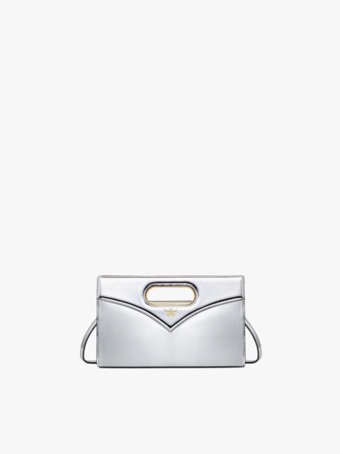 Diamond Tote in Metallic Mirror Leather
