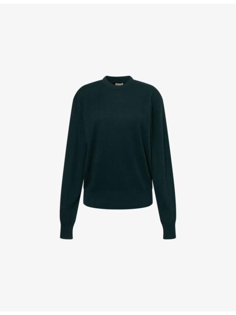 Round-Neck Long-Sleeves Cashmere Jumper
