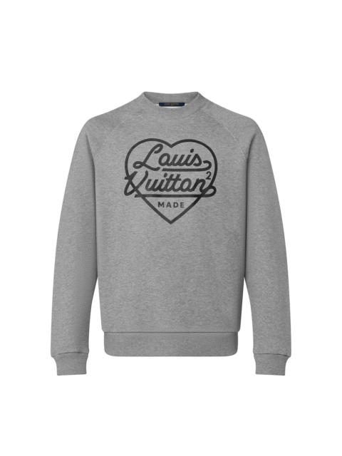 Printed Heart Sweatshirt