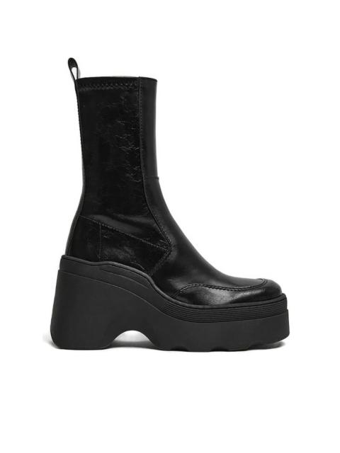 100mm Deandra platform ankle boots