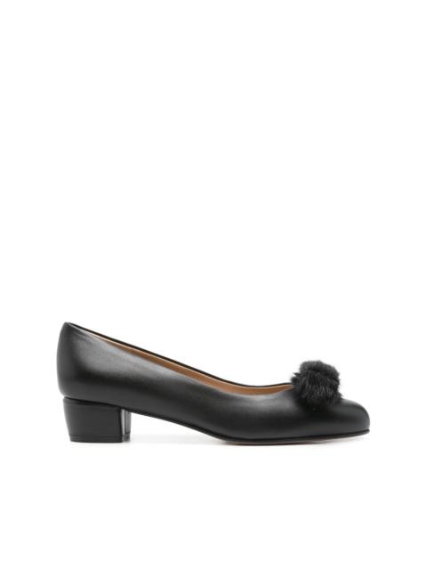 30mm leather ballet flats