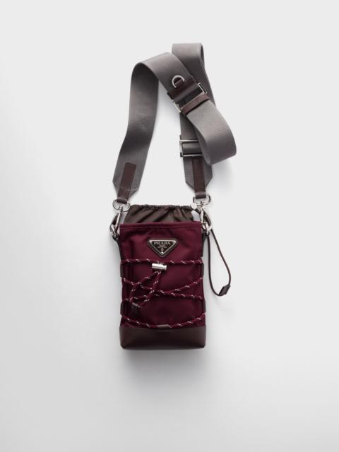 Re-Nylon and leather smartphone case