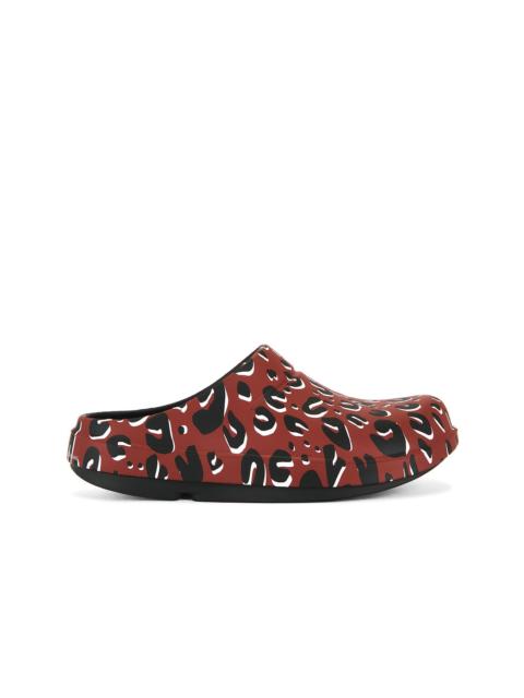 x OFFOS Leopard Clog