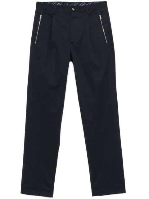 pleat-detail trousers