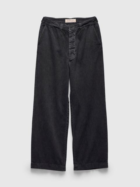 Work Twill Chino Pants in Black